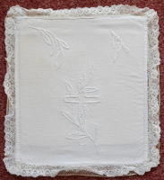 White Embroidered Chalice Pall